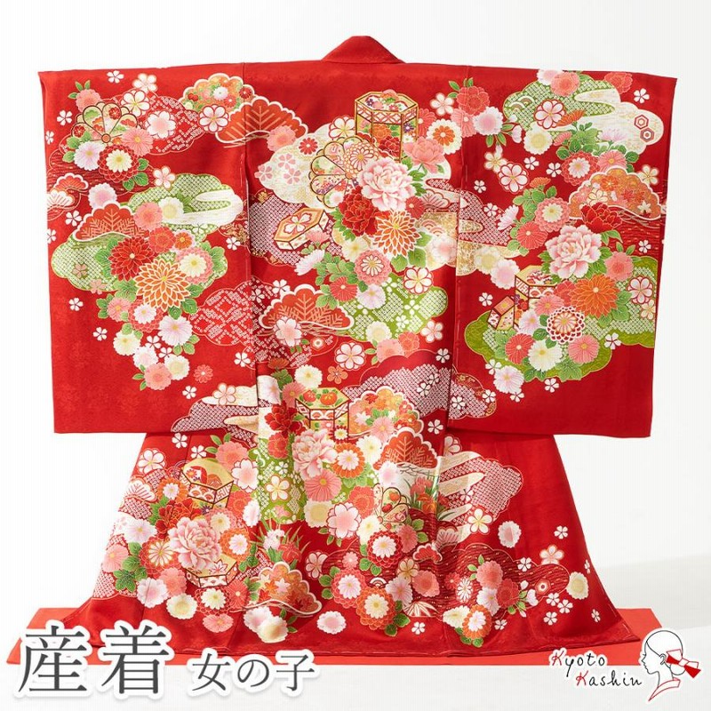 正規認証品!新規格正規認証品!新規格宮詣り 女の子 正絹 初着 産着