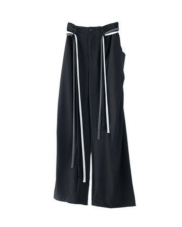 LIVING SUFFER DEPT. Side Pleat Cocoon Trousers