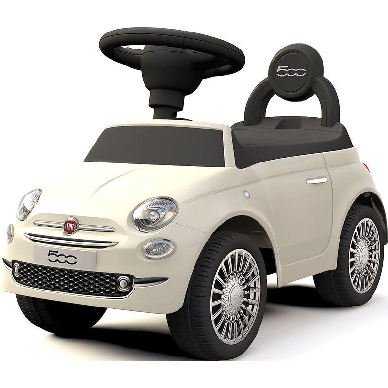 乗用玩具 フィアット500 FIAT500 STマーク取得 ライセンス品 足けり玩具 足けり乗用玩具 乗り物おもちゃ 620 (WHITE)