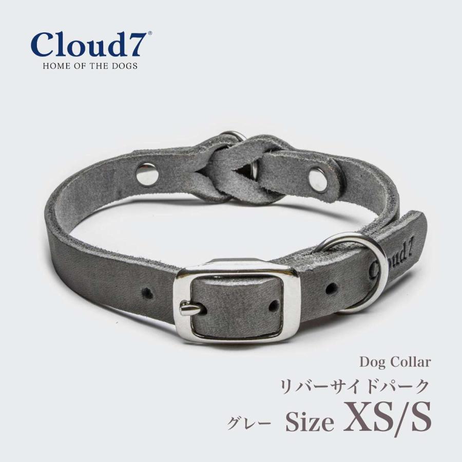 首輪 Cloud7 クラウド7 ドッグカラーリバーサイドパーク グレー M