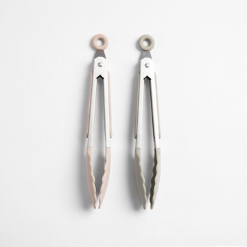 迷你矽膠食物夾2入組