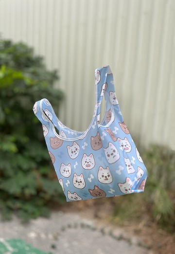 BLR x Zhi 環保購物袋 TT25 藍底狗狗