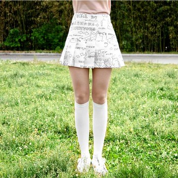 韓國直郵 綠色女王女性高爾夫清涼褶裙清爽GOLF休閑短裙夏季EL156