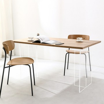 免運/公司貨 餐桌椅 桌椅組合 亞克力懸浮餐桌輕奢現代簡約家用小戶型飯桌像木大板桌藝術工作臺 可開發票 全館五折 工廠現貨直銷 新品特價 z10303