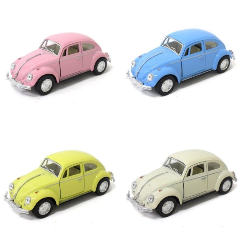 キンスマート 1/32 プルバック ミニカー ワーゲン ニュービートル 12台 KiNSMART キンスマート プルバックミニカー 1/32