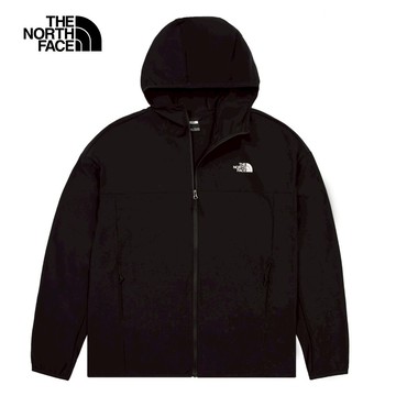 【24H限時搶購】The North Face北面女款黑色舒適透氣連帽外套｜8EYHJK3