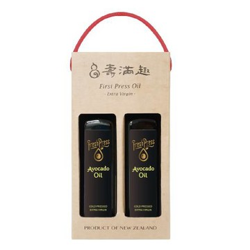 【壽滿趣-FreshPress】澳洲頂級冷壓初榨酪梨油禮盒(250mlx2)