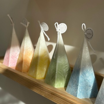 七脈輪冰花香薰蠟燭