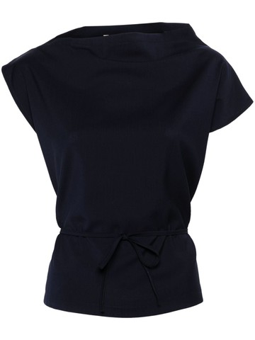 Barena - Marsal Tropical blouse - women - Virgin Wool - 44 - Blue