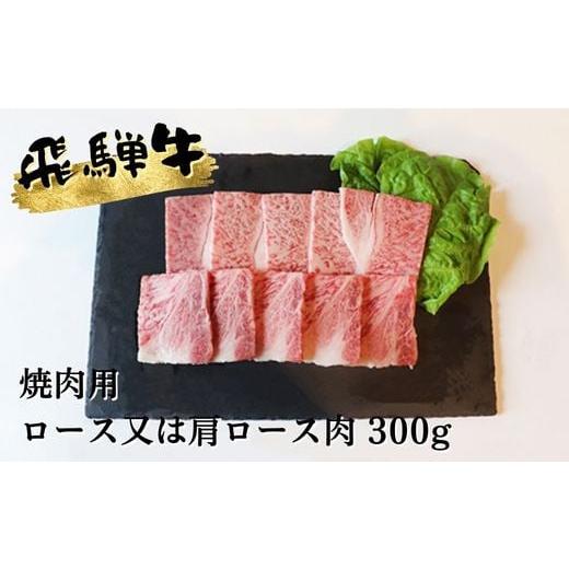 ふるさと納税 岐阜県 岐阜市 A5等級 飛騨牛ロース又は肩ロース 焼き肉用 約300g