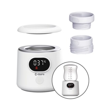 C-more新貝樂 Mini Q可攜式恆溫溫奶器(內含標轉&寬口轉接環)