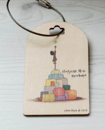 [行李吊牌]墊腳石