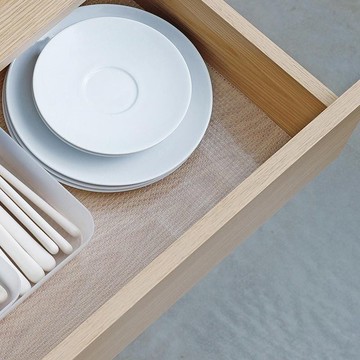可裁剪防水防油止滑抽屜/櫥櫃墊-3入-45x150cm-多款可選 格紋款(寬45cm)