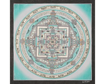 时轮曼荼罗唐卡——时间、空间与转化的佛教艺术