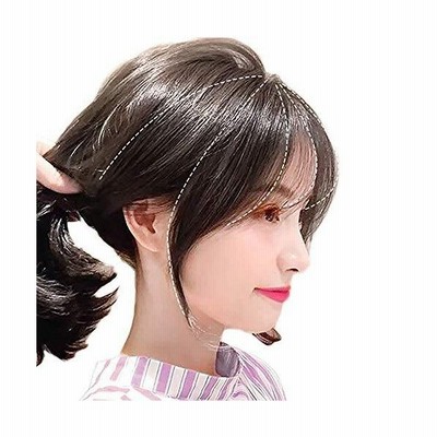 かわいい姫様 前髪ウィッグ フレンチ前髪 つけ毛 人毛100 外ハネカール 人毛 フレンチ式 French式 おしゃれ つむじ付きシースルーバング 通販 Lineポイント最大get Lineショッピング
