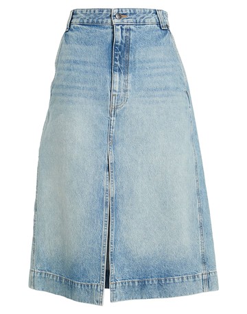 KHAITE Denim skirts - Item 30449533