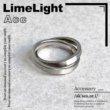 ☆LimeLight☆ 簡約 / 雙環 / 多環 / 飾品 / 鈦鋼 / 戒指 27