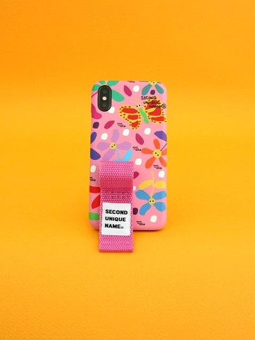 Sun Case Graphic Flower Pink Pink- Finger