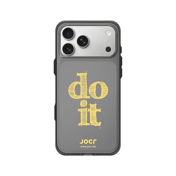 iPhone 17 Pro Max Clear (相機按鈕) 酷墨灰 - JOCR - do it Yellow