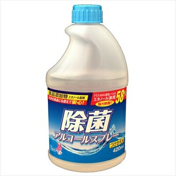 【 友和 】除菌酒精噴霧 減量補充裝 420ML【24組】餐具漂白劑 空氣清新劑/室內使用 日本必買 | 日本樂天熱銷