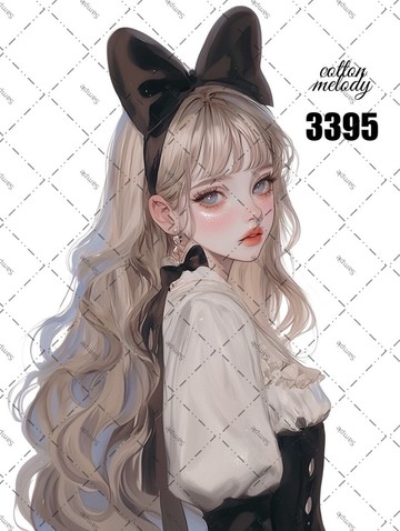 原廠貼紙 no.3395 人物貼紙 原創貼紙 原創人物貼紙 裝飾貼紙 棉旋律