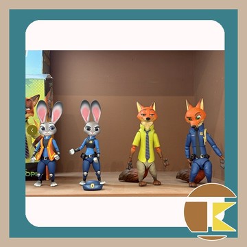 【115.2月預購】動物方城市 可動人偶 盲盒 盲抽 公仔 收藏 娛樂 一中盒4入 愛蛋客