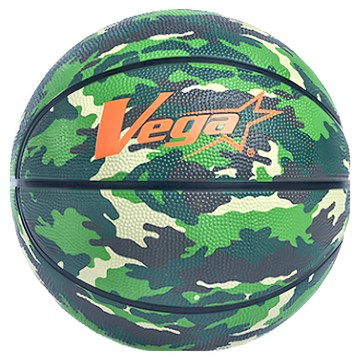 Vega 橡膠削邊籃球 迷彩  OBR-510  5(圓周690~710mm)  1個
