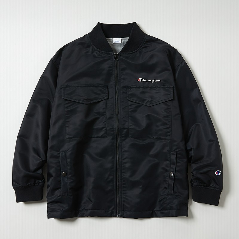 Outlet サテンジップジャケット 直営限定コレクション チャンピオン C8 S605 通販 Lineポイント最大1 0 Get Lineショッピング