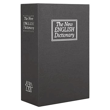 書本保險箱 密碼款  顏色隨機  小 11.7 x 17.5cm  顏色隨機 黑色/藍色