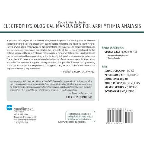 Electrophysiological Maneuvers for Arrhythmia Analysis