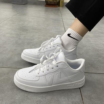 小白鞋子男女ins潮網紅原宿新款純白百搭復古休閑情侶跑步運動鞋