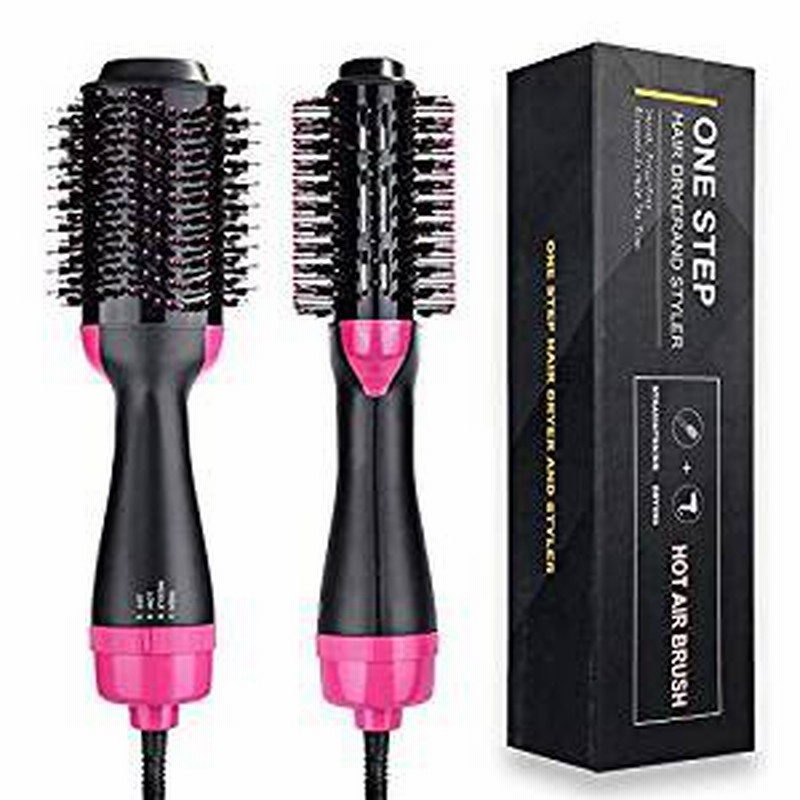 ヘアドライヤー ブラシ 電熱ブラシ ホットエアーブラシ マイナスイオン 静電気防止 ストレートカール両用 ストレートヘア櫛 家庭 旅行用 通販 Lineポイント最大1 0 Get Lineショッピング
