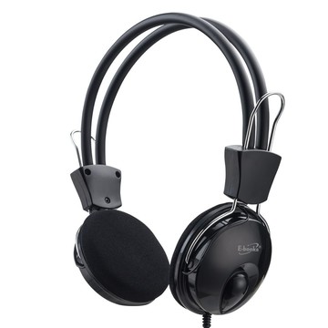 E-books 翻轉伸縮頭戴式耳機麥克風 可調式頭戴 40mm驅動單元  E-EPA236