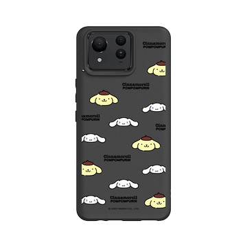 Zenfone 11 Ultra SolidSuit 黑 - 三麗鷗-布丁狗＆大耳狗綜合圖 Mix Characters - 單頭貼紙