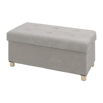 IRIS折疊收納木腳長椅凳/ASSTW-76/灰