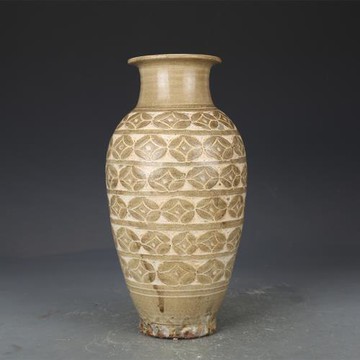仿古瓷器宋代磁州窯銅錢紋瓶