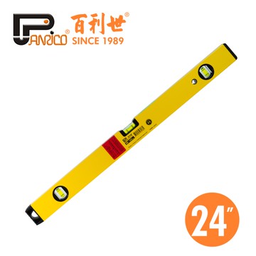 24吋隱磁式鋁合金水平尺 水準器 水平器 水平儀 台灣製造 Panrico 百利世