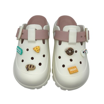 WUWU B74 格莉撞色布希鞋  白粉色  230mm