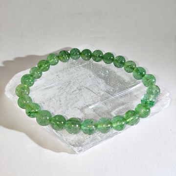 【訂製品】6-10mm 葡萄石 手串 天然水晶