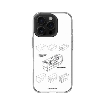 iPhone 16 Pro Clear 透明 - Sketch Factory - 辦公室小物素描