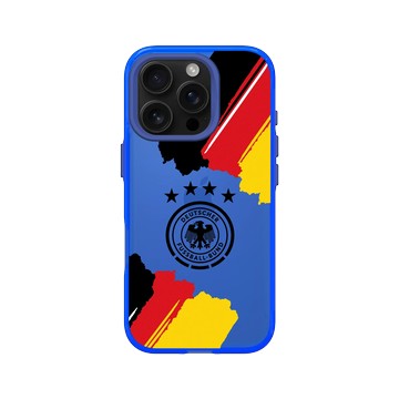 iPhone 16 Pro Clear 激光藍 - Deutscher Fußball-Bund - Logo - Flag