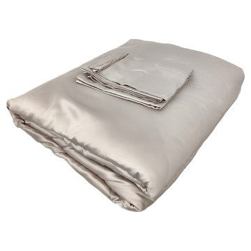 BUHO 布歐 素面文青300織100%TENCELTM純天絲TM 特大兩用被套  被子 + 枕套組  8 x 7尺  淺玉