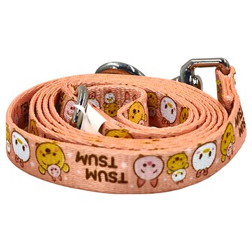 TSUM TSUM 寵物牽引繩 145 x 1.5cm  家族粉  1條