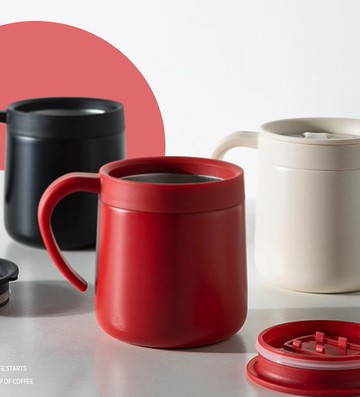 保溫馬克杯咖啡杯保溫杯女便攜馬克杯不銹鋼水杯帶蓋辦公室保溫杯子 雙11全館免運