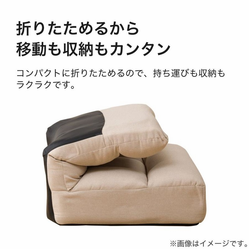 つながるハイバックポケットコイル座椅子 ローソファ 1人掛け