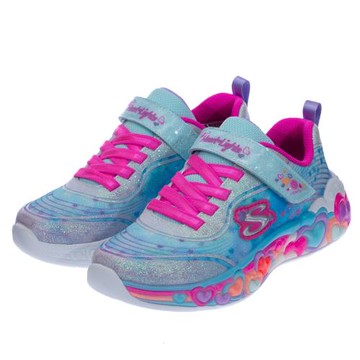 SKECHERS 童鞋 女童系列燈鞋 ETERNAL HEART LIGHTS (302696LLBMT)