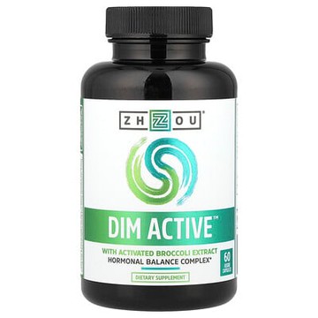 Zhou Nutrition, 含活性西蘭花提取物的 DIM Active™，60 粒素食膠囊