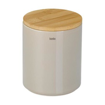 《KELA》Cady陶製密封罐(駝棕1000ml)