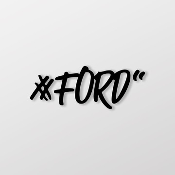 #FORD/車貼 SunBrother孫氏兄弟 3M 反光貼紙 防水貼紙 車貼貼紙