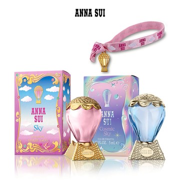 【ANNA SUI】綺幻迷你香氛組5mlx2入(綺幻飛行/綺幻星夜淡香水.贈隨機試香髮帶)快速出貨